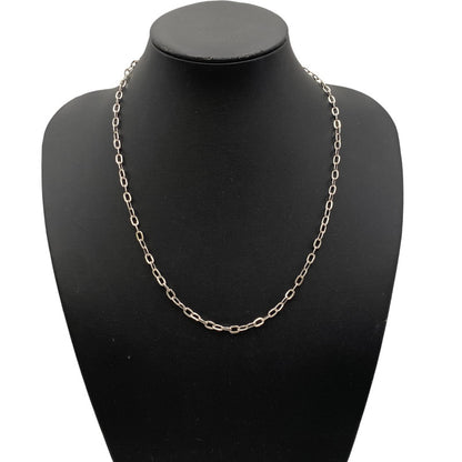 【中古品】【メンズ/レディース】 UNKNOWN 925 あずきチェーン ネックレス アクセサリー 192-260421-cs-12-izu カラー：シルバー 万代Net店