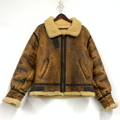 【現状渡し品】【メンズ】 LOLD ANTHONY ロードアンソニー B-3 FLIGHT JACKET フライト ジャケット アウター 146-260420-ya-10-izu サイズ：L カラー：ブラウン 万代Net店