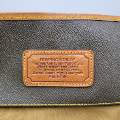 【中古品】【メンズ/レディース】 HUNTING WORLD ハンティングワールド SHOULDER BAG ショルダーバッグ カバン 鞄 188-260419-as-08-izu カラー：ブラウン系 万代Net店