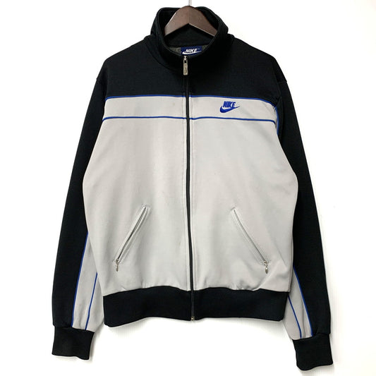 【中古品】【メンズ】 NIKE ナイキ TRACK JACKET トラックジャケット 紺タグ 146-260420-as-21-izu サイズ：L カラー：グレー×ブラック 万代Net店