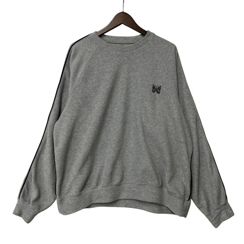 【中古品】【メンズ】 NS1539 FLEECE CREWNECK SHIRT フリース クルーネック シャツ トップス 長袖 140-260418-cs-03-izu サイズ：M カラー：グレー 万代Net店