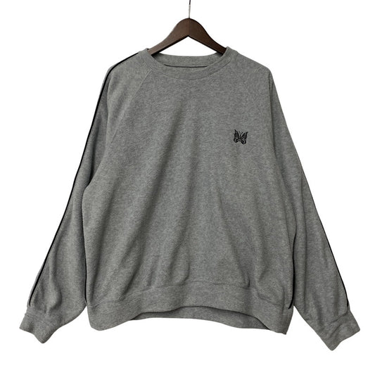 【中古品】【メンズ】 Needles ニードルス NS1539 FLEECE CREWNECK SHIRT フリース クルーネック シャツ トップス 長袖 140-260418-cs-03-izu サイズ：M カラー：グレー 万代Net店