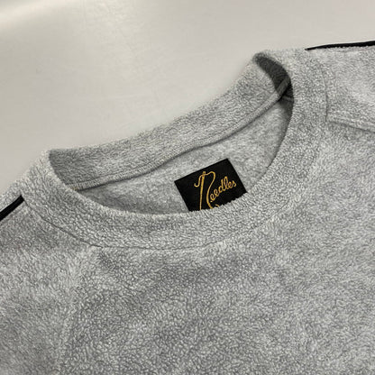 【中古品】【メンズ】 NS1539 FLEECE CREWNECK SHIRT フリース クルーネック シャツ トップス 長袖 140-260418-cs-03-izu サイズ：M カラー：グレー 万代Net店