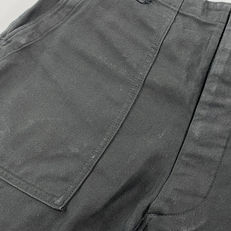 【中古品】【メンズ】 INTERIM インテリム GIZA BACK SATIN BAKER PANTS ギザ バック サテン ベイカー パンツ ボトムス 151-260424-kh-06-izu サイズ：5 カラー：ブラック 万代Net店