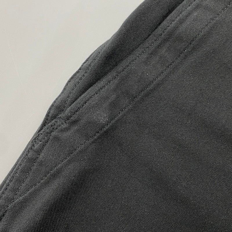 【中古品】【メンズ】 INTERIM インテリム GIZA BACK SATIN BAKER PANTS ギザ バック サテン ベイカー パンツ ボトムス 151-260424-kh-06-izu サイズ：5 カラー：ブラック 万代Net店