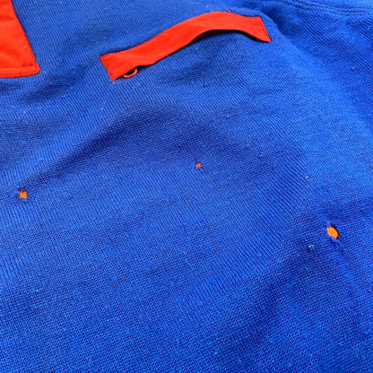 【現状渡し品】【メンズ】 Polo by Ralph Lauren ポロバイラルフローレン POLO HI TECH HALF-ZIP WOOL SWEATER ポロ ハイテック ハーフジップ ウール セーター トップス 長袖 146-260419-cs-03-izu サイズ：XL カラー：ブルー 万代Net店