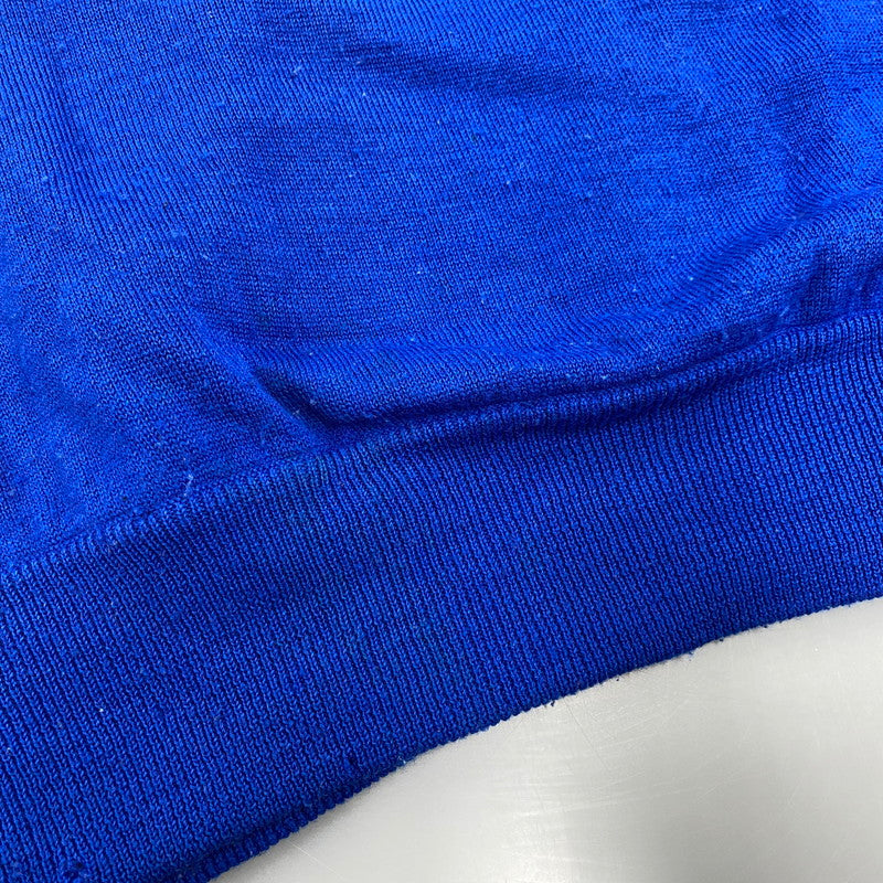 【現状渡し品】【メンズ】 Polo by Ralph Lauren ポロバイラルフローレン POLO HI TECH HALF-ZIP WOOL SWEATER ポロ ハイテック ハーフジップ ウール セーター トップス 長袖 146-260419-cs-03-izu サイズ：XL カラー：ブルー 万代Net店