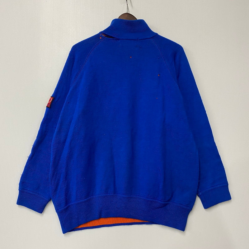 【現状渡し品】【メンズ】 Polo by Ralph Lauren ポロバイラルフローレン POLO HI TECH HALF-ZIP WOOL SWEATER ポロ ハイテック ハーフジップ ウール セーター トップス 長袖 146-260419-cs-03-izu サイズ：XL カラー：ブルー 万代Net店