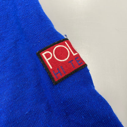 【現状渡し品】【メンズ】 Polo by Ralph Lauren ポロバイラルフローレン POLO HI TECH HALF-ZIP WOOL SWEATER ポロ ハイテック ハーフジップ ウール セーター トップス 長袖 146-260419-cs-03-izu サイズ：XL カラー：ブルー 万代Net店