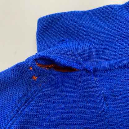 【現状渡し品】【メンズ】 Polo by Ralph Lauren ポロバイラルフローレン POLO HI TECH HALF-ZIP WOOL SWEATER ポロ ハイテック ハーフジップ ウール セーター トップス 長袖 146-260419-cs-03-izu サイズ：XL カラー：ブルー 万代Net店