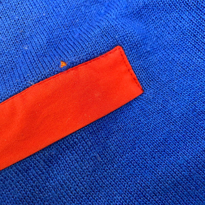 【現状渡し品】【メンズ】 Polo by Ralph Lauren ポロバイラルフローレン POLO HI TECH HALF-ZIP WOOL SWEATER ポロ ハイテック ハーフジップ ウール セーター トップス 長袖 146-260419-cs-03-izu サイズ：XL カラー：ブルー 万代Net店