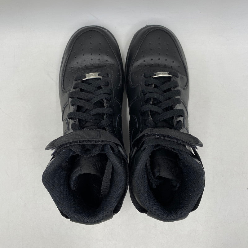 【中古品】【メンズ】 NIKE ナイキ AIR FORCE 1 HIGH 07 CW2290-001 エア フォース 1 ハイ 07 スニーカー シューズ 靴 160-260420-as-30-izu サイズ：27.5cm カラー：BLACK/BLACK 万代Net店