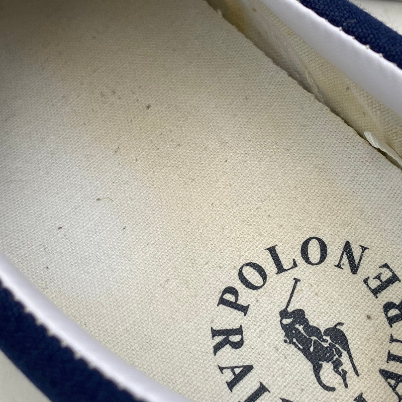 【中古品】【メンズ】 POLO RALPH LAUREN ポロ・ラルフローレン THOMPSON-SK-VLC トンプソン スリッポン スニーカー シューズ 靴 162-260420-as-29-izu サイズ：27.5cm カラー：ネイビー系 万代Net店