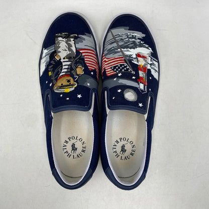 【中古品】【メンズ】 POLO RALPH LAUREN ポロ・ラルフローレン THOMPSON-SK-VLC トンプソン スリッポン スニーカー シューズ 靴 162-260420-as-29-izu サイズ：27.5cm カラー：ネイビー系 万代Net店