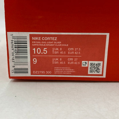 【中古美品】【メンズ】 NIKE ナイキ CORTEZ DZ2795-300 コルテッツ スニーカー シューズ 靴 160-260420-as-32-izu サイズ：27.5cm カラー：FIR/SAIL-SAIL-LIGHT SILVER 万代Net店