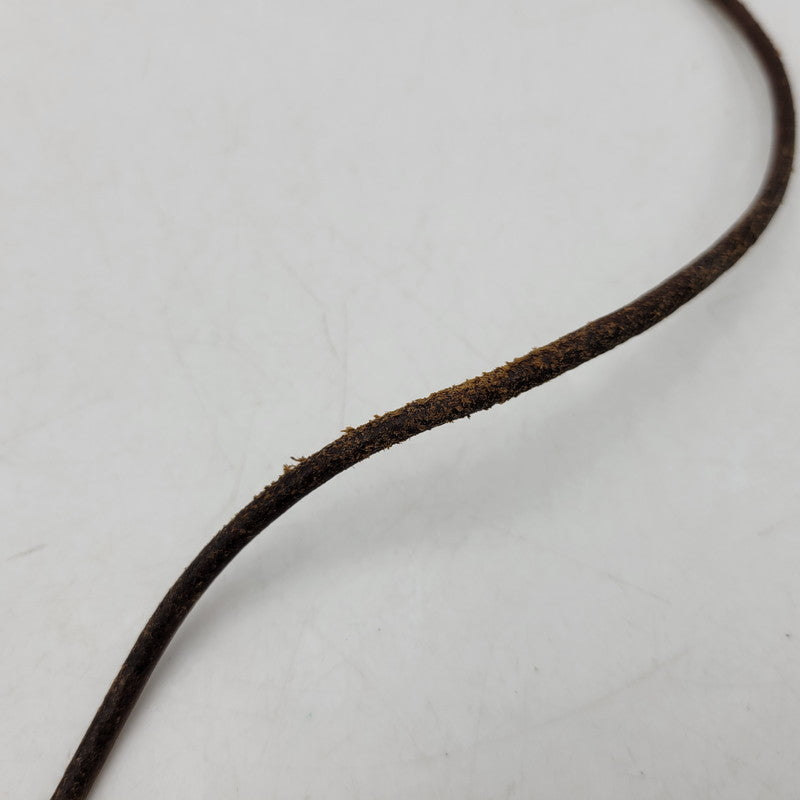 【中古品】【メンズ/レディース】 HERMES エルメス 金具SV グレナン チョーカー ネックレス アクセサリー 182-260419-as-06-izu カラー：シルバー×ブラウン 万代Net店