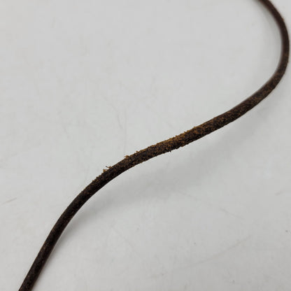 【中古品】【メンズ/レディース】 HERMES エルメス 金具SV グレナン チョーカー ネックレス アクセサリー 182-260419-as-06-izu カラー：シルバー×ブラウン 万代Net店