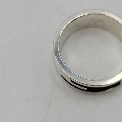 【中古品】【メンズ/レディース】 GUCCI グッチ 925 ブランデッドGリング 指輪 アクセサリー 182-260419-as-21-izu サイズ：21 カラー：シルバー 万代Net店