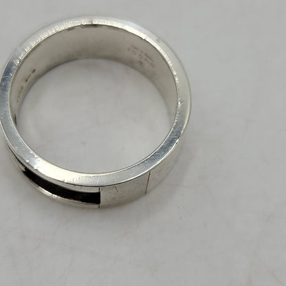 【中古品】【メンズ/レディース】 GUCCI グッチ 925 ブランデッドGリング 指輪 アクセサリー 182-260419-as-21-izu サイズ：21 カラー：シルバー 万代Net店