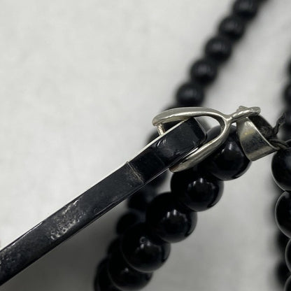 【中古品】【メンズ/レディース】 POLO RALPH LAUREN ポロ・ラルフローレン LO LIFE WOOD NECKLACE ノーライフ ウッド ネックレス アクセサリー 192-260421-cs-11-izu カラー：ブラック 万代Net店