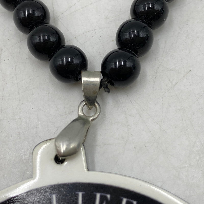 【中古品】【メンズ/レディース】 POLO RALPH LAUREN ポロ・ラルフローレン LO LIFE WOOD NECKLACE ノーライフ ウッド ネックレス アクセサリー 192-260421-cs-11-izu カラー：ブラック 万代Net店
