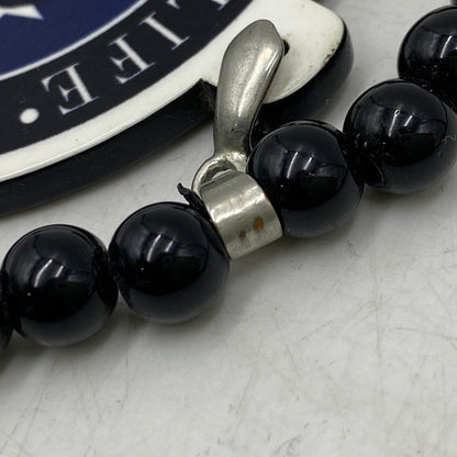 【中古品】【メンズ/レディース】 POLO RALPH LAUREN ポロ・ラルフローレン LO LIFE WOOD NECKLACE ノーライフ ウッド ネックレス アクセサリー 192-260421-cs-11-izu カラー：ブラック 万代Net店