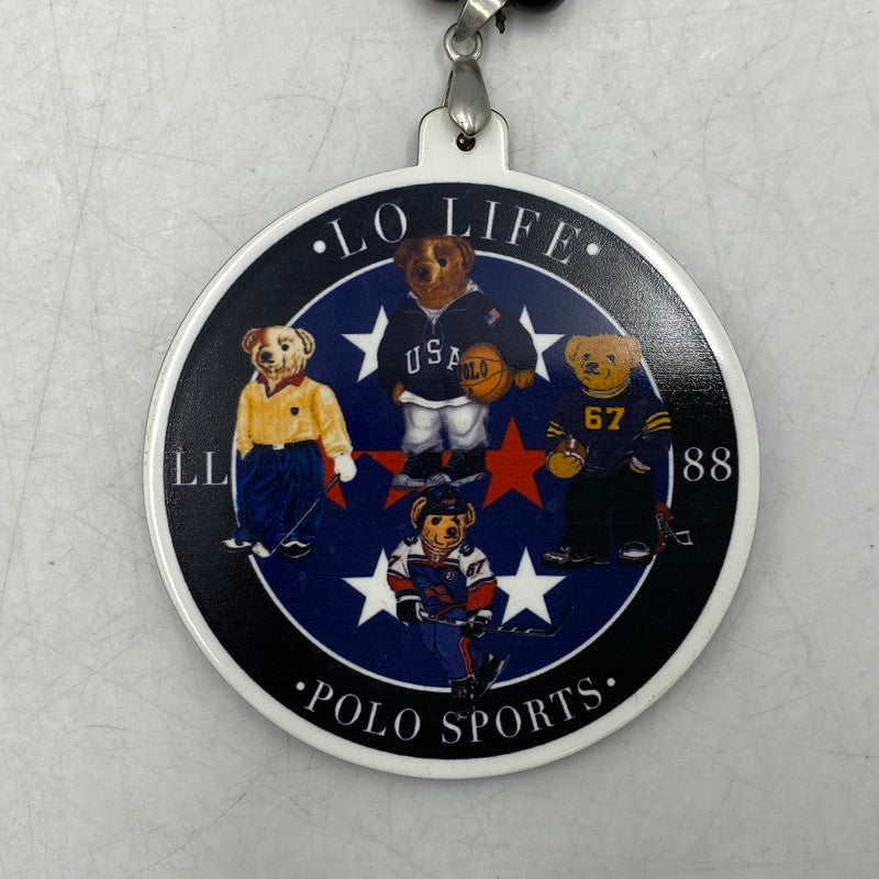 【中古品】【メンズ/レディース】 POLO RALPH LAUREN ポロ・ラルフローレン LO LIFE WOOD NECKLACE ノーライフ ウッド ネックレス アクセサリー 192-260421-cs-11-izu カラー：ブラック 万代Net店