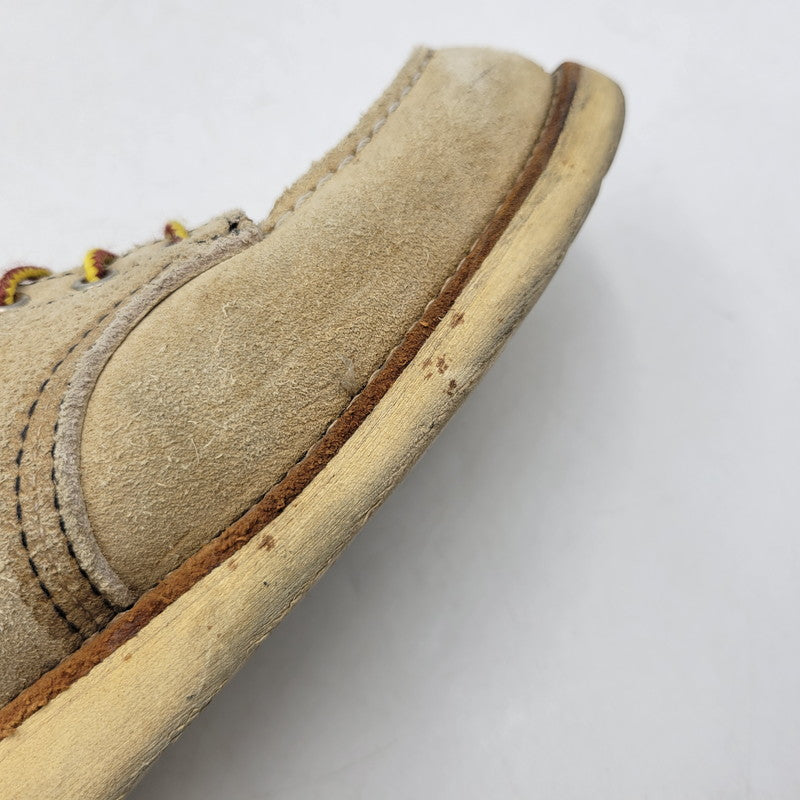 【中古品】【メンズ/レディース】 6INCH CLASSIC MOC TOE BOOTS 8173 6インチ クラシック モックトゥ ブーツ USA製 刺繍羽タグ シューズ 靴 164-260419-as-12-izu サイズ：26cm カラー：ベージュ 万代Net店