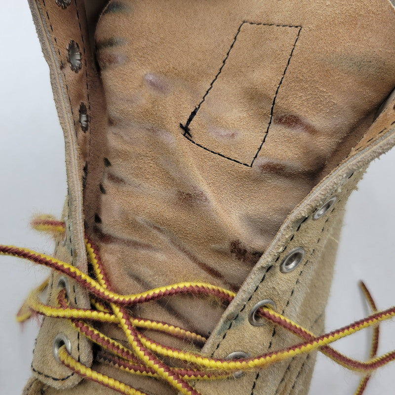 【中古品】【メンズ/レディース】 6INCH CLASSIC MOC TOE BOOTS 8173 6インチ クラシック モックトゥ ブーツ USA製 刺繍羽タグ シューズ 靴 164-260419-as-12-izu サイズ：26cm カラー：ベージュ 万代Net店