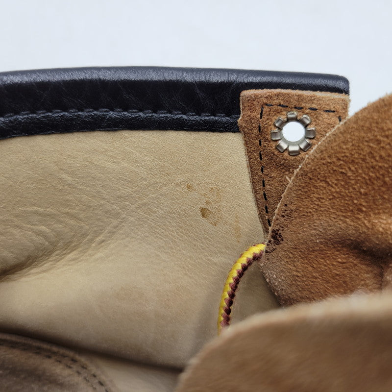 【中古品】【メンズ/レディース】 6INCH CLASSIC MOC TOE BOOTS 8173 6インチ クラシック モックトゥ ブーツ USA製 刺繍羽タグ シューズ 靴 164-260419-as-12-izu サイズ：26cm カラー：ベージュ 万代Net店