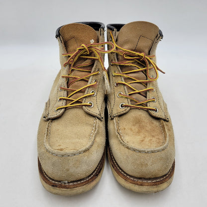 【中古品】【メンズ/レディース】 6INCH CLASSIC MOC TOE BOOTS 8173 6インチ クラシック モックトゥ ブーツ USA製 刺繍羽タグ シューズ 靴 164-260419-as-12-izu サイズ：26cm カラー：ベージュ 万代Net店