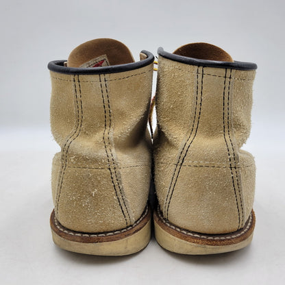 【中古品】【メンズ/レディース】 6INCH CLASSIC MOC TOE BOOTS 8173 6インチ クラシック モックトゥ ブーツ USA製 刺繍羽タグ シューズ 靴 164-260419-as-12-izu サイズ：26cm カラー：ベージュ 万代Net店