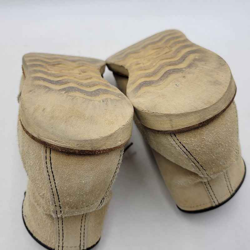 【中古品】【メンズ/レディース】 6INCH CLASSIC MOC TOE BOOTS 8173 6インチ クラシック モックトゥ ブーツ USA製 刺繍羽タグ シューズ 靴 164-260419-as-12-izu サイズ：26cm カラー：ベージュ 万代Net店