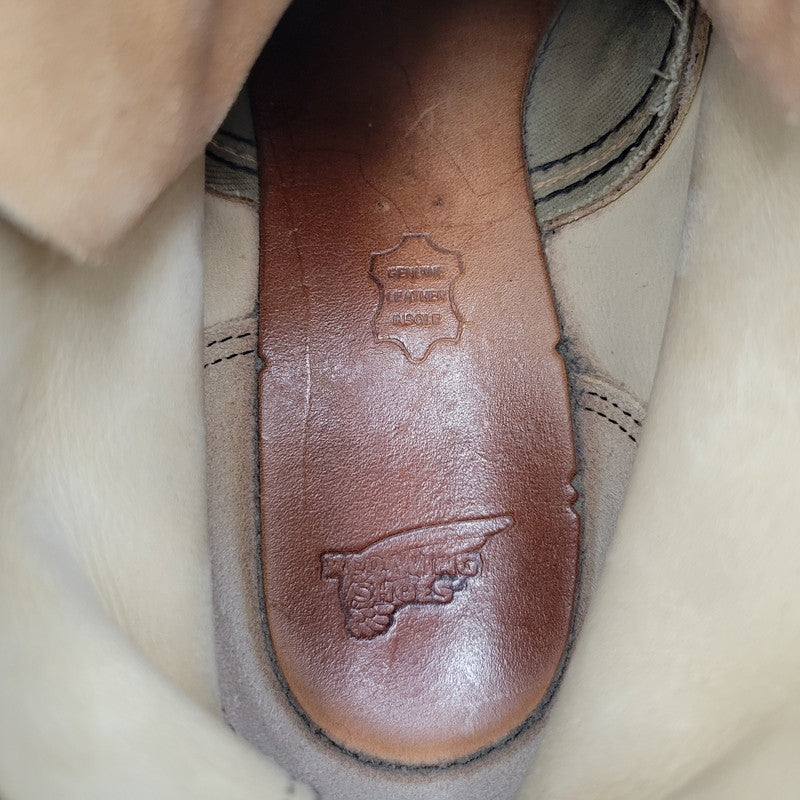 【中古品】【メンズ/レディース】 6INCH CLASSIC MOC TOE BOOTS 8173 6インチ クラシック モックトゥ ブーツ USA製 刺繍羽タグ シューズ 靴 164-260419-as-12-izu サイズ：26cm カラー：ベージュ 万代Net店