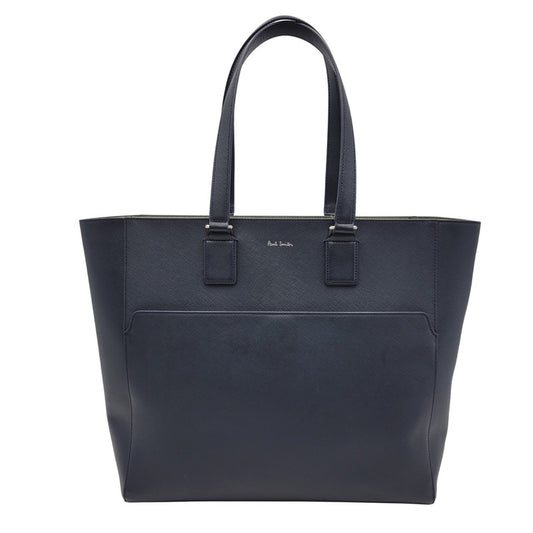 【中古品】【メンズ/レディース】 Paul Smith ポール・スミス シグネチャーストライププラー トートバッグ カバン 鞄 188-260419-as-09-izu カラー：ネイビー 万代Net店