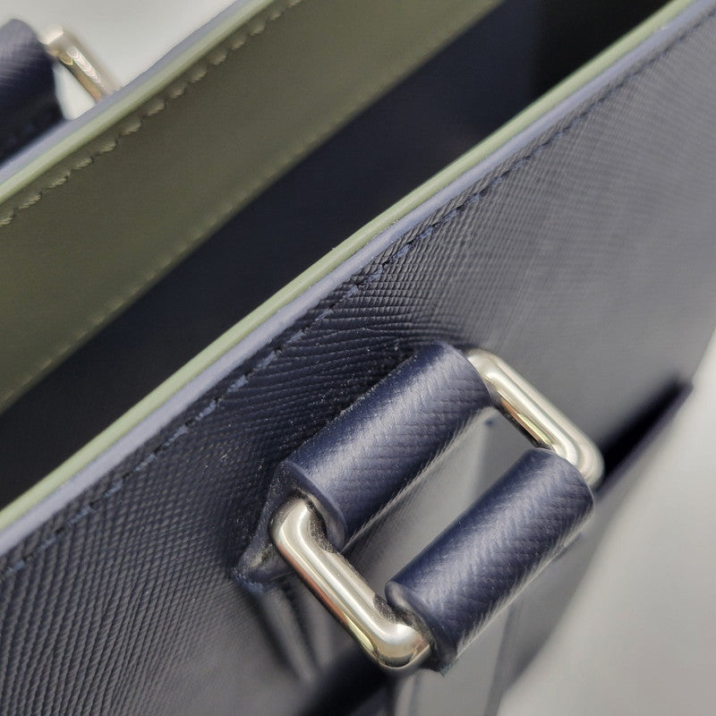 【中古品】【メンズ/レディース】 Paul Smith ポール・スミス シグネチャーストライププラー トートバッグ カバン 鞄 188-260419-as-09-izu カラー：ネイビー 万代Net店