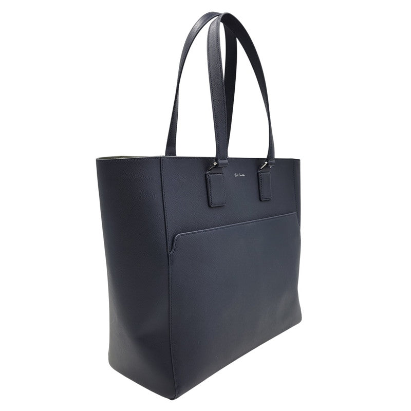【中古品】【メンズ/レディース】 Paul Smith ポール・スミス シグネチャーストライププラー トートバッグ カバン 鞄 188-260419-as-09-izu カラー：ネイビー 万代Net店