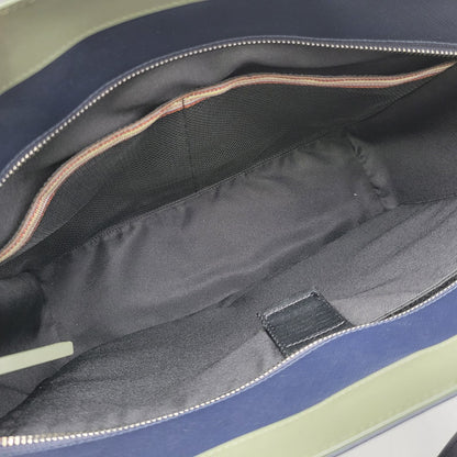 【中古品】【メンズ/レディース】 Paul Smith ポール・スミス シグネチャーストライププラー トートバッグ カバン 鞄 188-260419-as-09-izu カラー：ネイビー 万代Net店