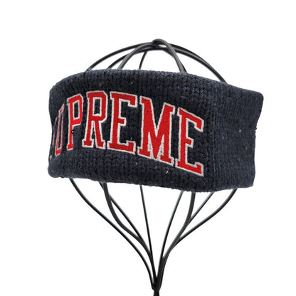 【中古品】【メンズ/レディース】 Supreme シュプリーム × NEW ERA ニューエラ SEQUIN ARC LOGO HEADBAND スパンコール アーチロゴ ヘッドバンド ヘアバンド 185-260419-as-04-izu サイズ：F カラー：ネイビー 万代Net店