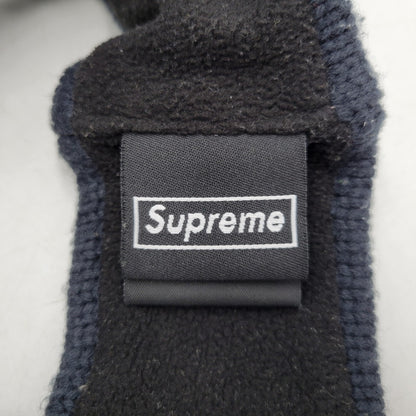 【中古品】【メンズ/レディース】 Supreme シュプリーム × NEW ERA ニューエラ SEQUIN ARC LOGO HEADBAND スパンコール アーチロゴ ヘッドバンド ヘアバンド 185-260419-as-04-izu サイズ：F カラー：ネイビー 万代Net店
