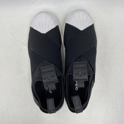 【中古品】【レディース】 SUPERSTAR SLIP-ON BZ0112 スーパースター スリッポン スニーカー シューズ 靴 166-260420-as-27-izu サイズ：23cm カラー：ブラック 万代Net店