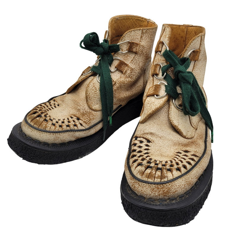 【現状渡し品】【メンズ】 GEORGE COX ジョージコックス SKIPTON BOOTS 13327 スキプトンブーツ シューズ 靴 164-260419-as-11-izu サイズ：7 カラー：ベージュ系 万代Net店