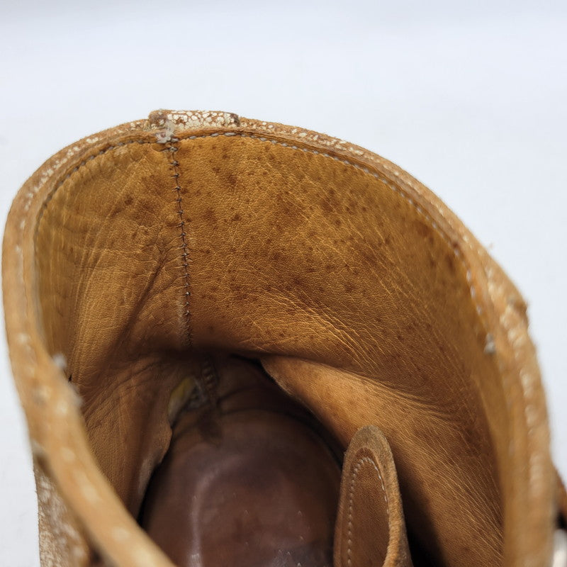 【現状渡し品】【メンズ】 GEORGE COX ジョージコックス SKIPTON BOOTS 13327 スキプトンブーツ シューズ 靴 164-260419-as-11-izu サイズ：7 カラー：ベージュ系 万代Net店
