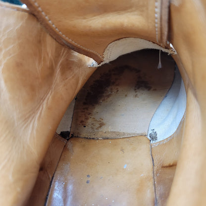 【現状渡し品】【メンズ】 GEORGE COX ジョージコックス SKIPTON BOOTS 13327 スキプトンブーツ シューズ 靴 164-260419-as-11-izu サイズ：7 カラー：ベージュ系 万代Net店