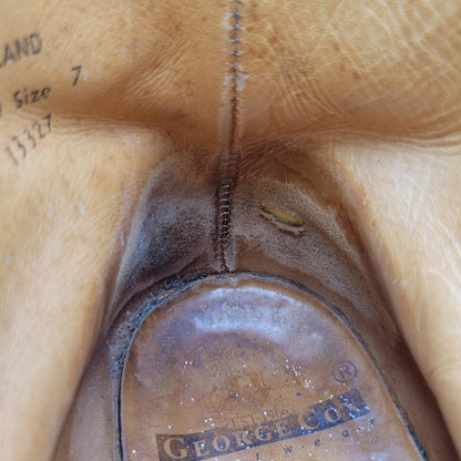 【現状渡し品】【メンズ】 GEORGE COX ジョージコックス SKIPTON BOOTS 13327 スキプトンブーツ シューズ 靴 164-260419-as-11-izu サイズ：7 カラー：ベージュ系 万代Net店