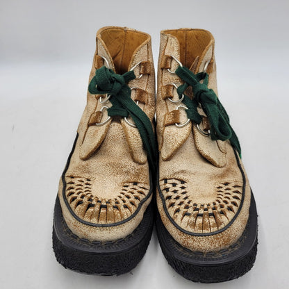 【現状渡し品】【メンズ】 GEORGE COX ジョージコックス SKIPTON BOOTS 13327 スキプトンブーツ シューズ 靴 164-260419-as-11-izu サイズ：7 カラー：ベージュ系 万代Net店