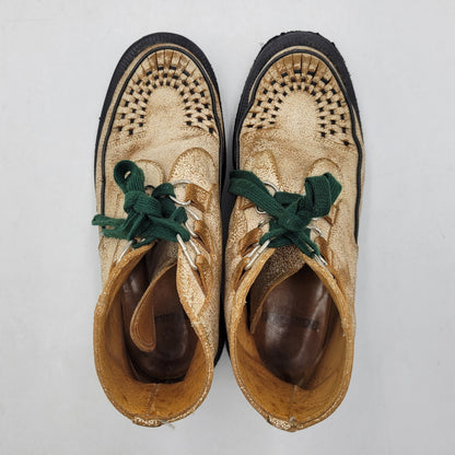 【現状渡し品】【メンズ】 GEORGE COX ジョージコックス SKIPTON BOOTS 13327 スキプトンブーツ シューズ 靴 164-260419-as-11-izu サイズ：7 カラー：ベージュ系 万代Net店