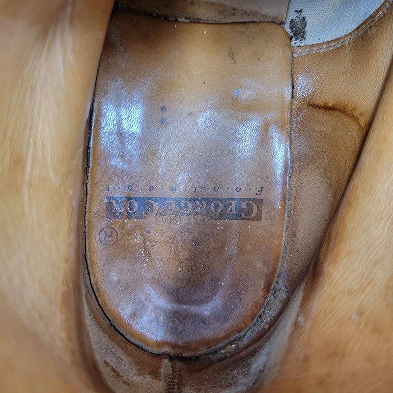 【現状渡し品】【メンズ】 GEORGE COX ジョージコックス SKIPTON BOOTS 13327 スキプトンブーツ シューズ 靴 164-260419-as-11-izu サイズ：7 カラー：ベージュ系 万代Net店