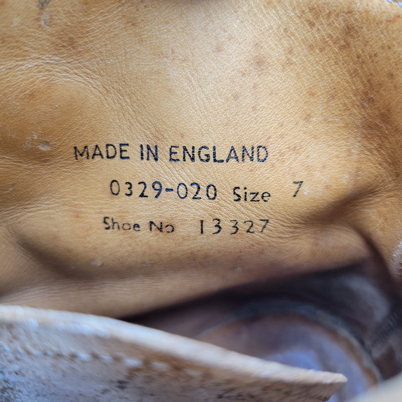 【現状渡し品】【メンズ】 GEORGE COX ジョージコックス SKIPTON BOOTS 13327 スキプトンブーツ シューズ 靴 164-260419-as-11-izu サイズ：7 カラー：ベージュ系 万代Net店