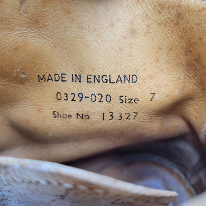 【現状渡し品】【メンズ】 GEORGE COX ジョージコックス SKIPTON BOOTS 13327 スキプトンブーツ シューズ 靴 164-260419-as-11-izu サイズ：7 カラー：ベージュ系 万代Net店
